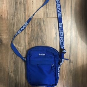 BLUE SUPREME SHOULDER BAG